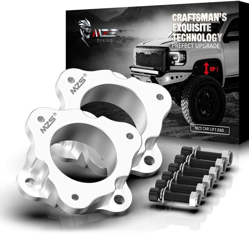 MZS 2 inch Front Leveling Kit Lift Strut Spacers Compatible with 2007-2026 Tahoe Silverado Sierra Suburban Yukon 1500/2007-2013 Avalanche 2WD 4WD - Image 1